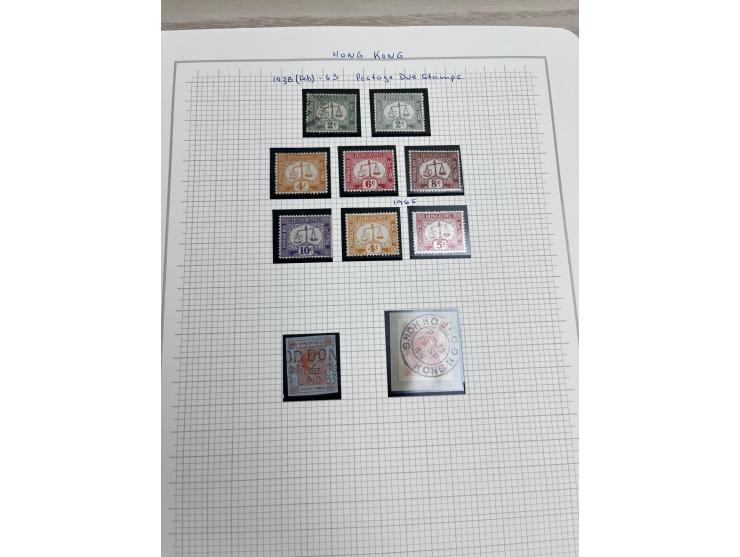 holding on album pages, better including QV used stamp to 96c, KGV Silver Jubilee, KGVI Silver Wedding, etc. Large quantity. 